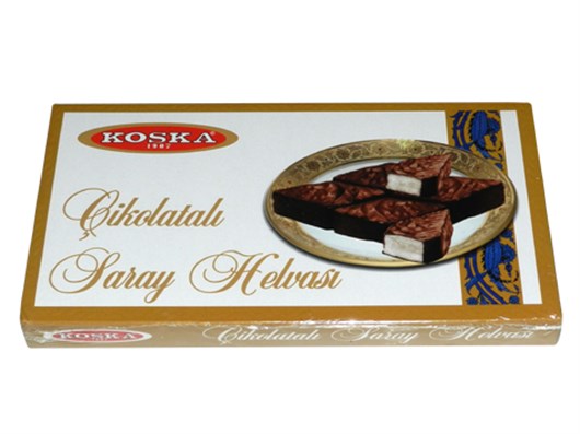 Saray Candy Floss Halva Covered Chocolate - 290 gr