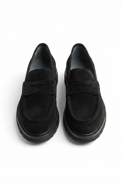 Cologne Casual Shoes Black  Süet