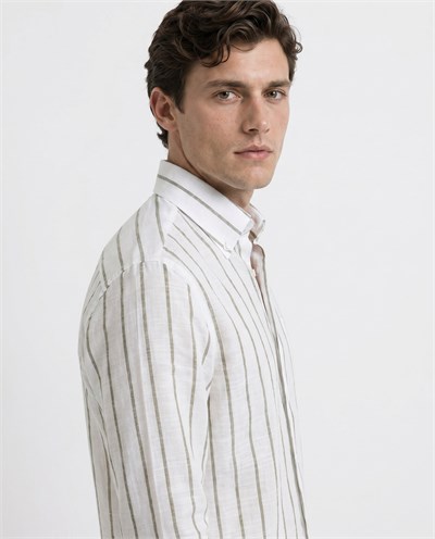 Enzo Collared Shirt Khaki