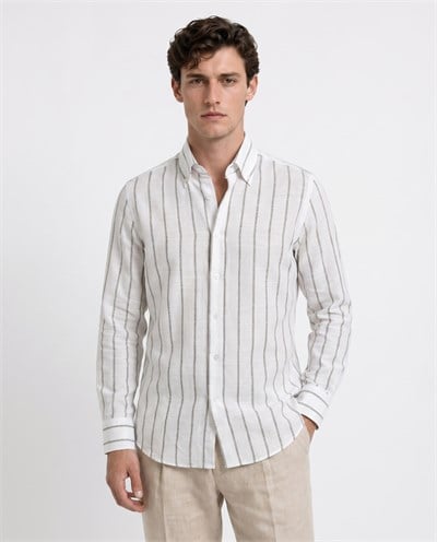 Enzo Collared Shirt Khaki