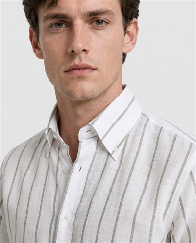 Enzo Collared Shirt Khaki