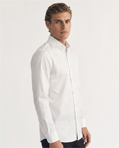 Istanbul Italian-Collar Shirt White