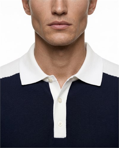 Maison Polo T-Shirt Navy