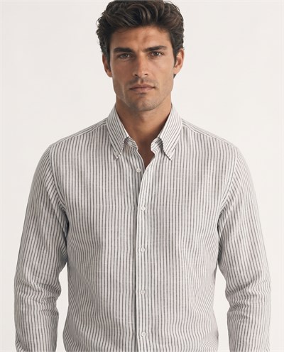 Milo Button-Down Shirt Navy