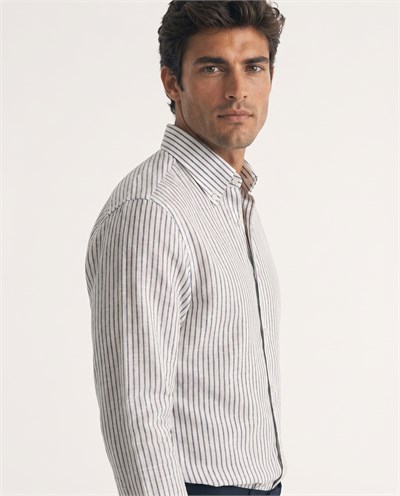 Milo Button-Down Shirt Navy