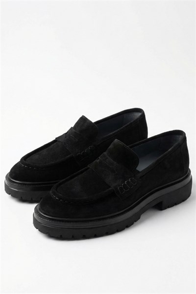 Munich Casual Shoes Black  Süet