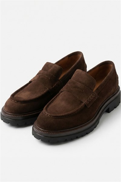 Munich Casual Shoes Brown Suede