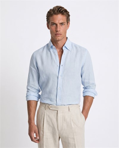Prive Button-Down Shirt Blue