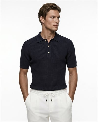 Refined Triko T-Shirt Navy