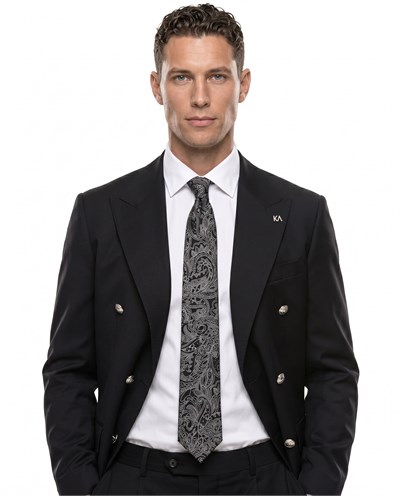 Rook Double-Breasted Jacket Black
