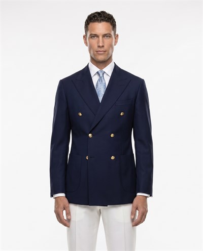 Rook Double-Breasted Jacket Navy