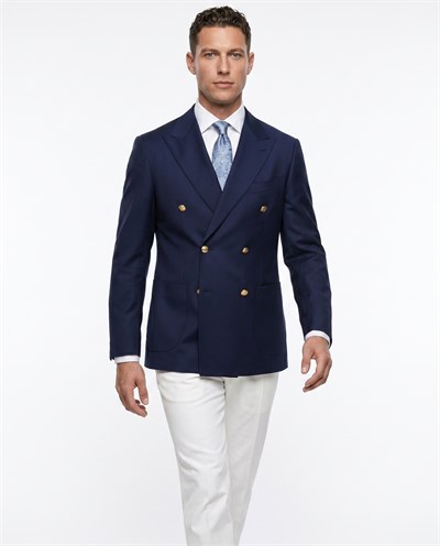 Rook Double-Breasted Jacket Navy