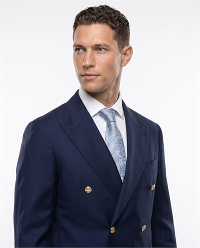Rook Double-Breasted Jacket Navy