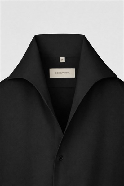 Sicilian American-Collar Shirt Black