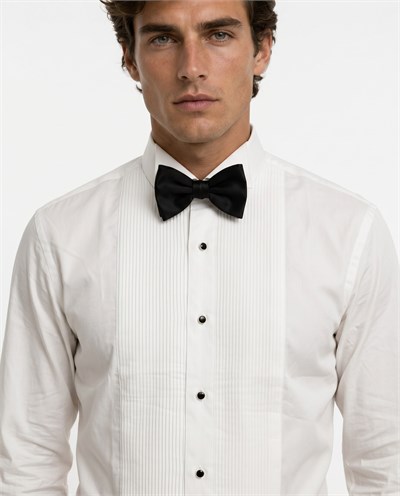 Tuxedo Shirt White