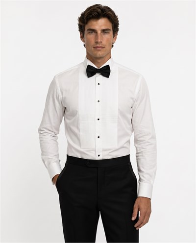 Tuxedo Shirt White
