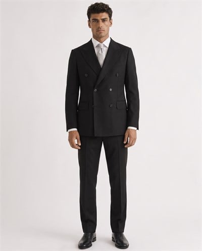 Yeseva One Double-Breasted Suit  Black