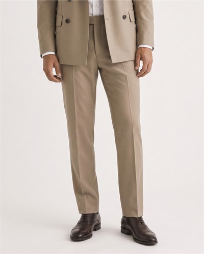 Yeseva One Double-Breasted Suit  Milky Brown