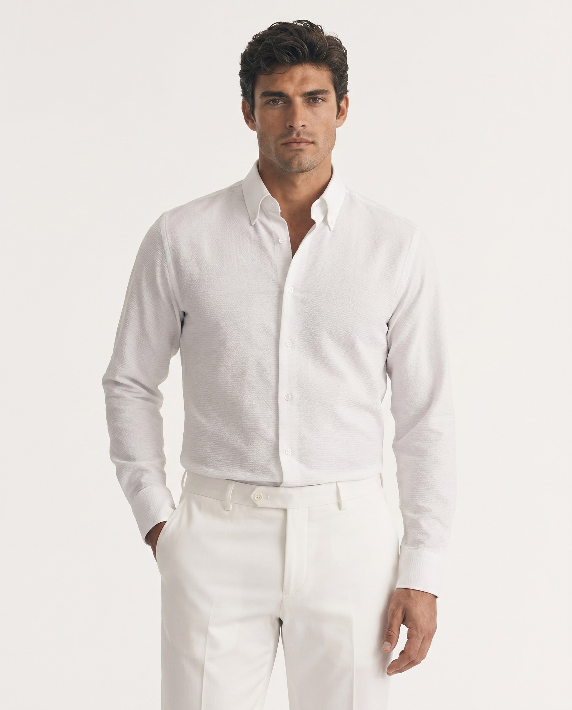 Button-Down Shirt White