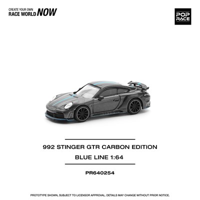 KZL-PR640254 992 STINGER GTR CARBON EDITION (BLUE LINE) 48