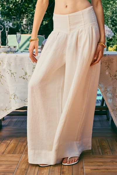 Bali %100 Keten Pantolon 