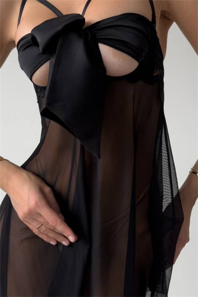 İsabella Transparan Dantel Babydoll