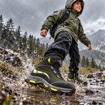 Look Life Twin-Pro Otomatik Tokalı Su İtici özellikli Kaymaz Taban Outdoor Trekking Botu