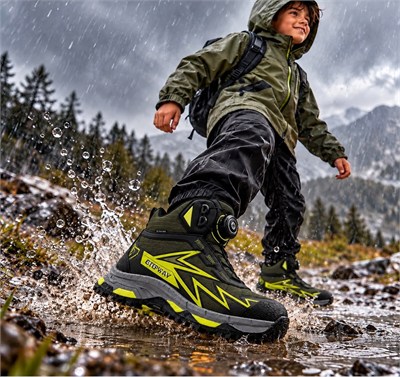 Look Life Twin-Pro Otomatik Tokalı Su İtici Özellikli Kaymaz Taban Outdoor Trekking Botu
