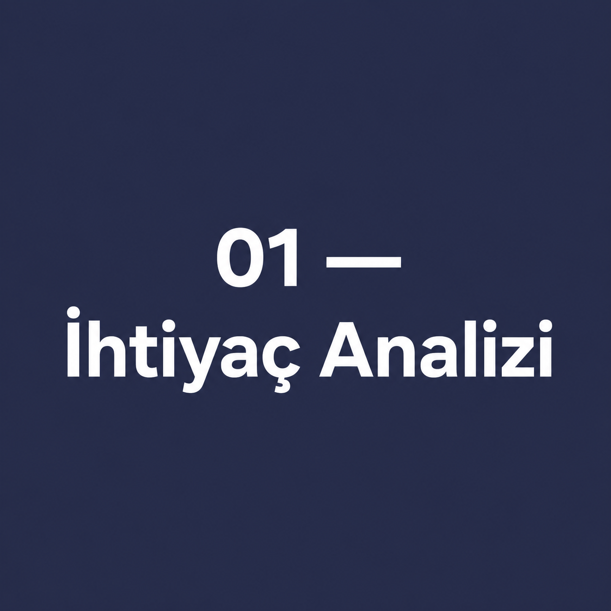 Yeni projenin hedefleri veya mevcut sistemde yaşanan teknik sorunlar değerlendirilir. Kullanım amacı, kapasite, işletme koşulları ve beklentiler belirlenir.