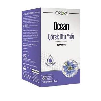 Ocean Çörek Otu Yağı 1000 mg 60 Kapsül