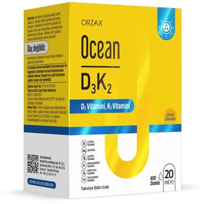 Ocean D3K2 Damla 20 ml