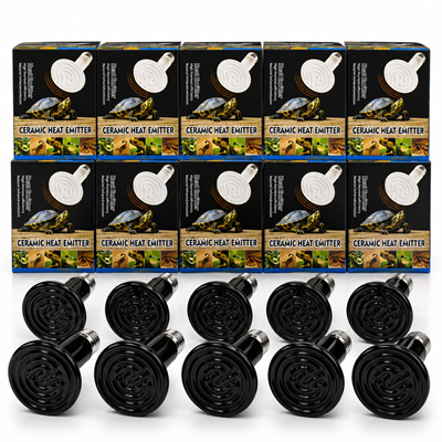 10 Adet Seramik Isıtıcı Lamba  75W / 100W / 150W Civciv Kümes Isıtıcısı