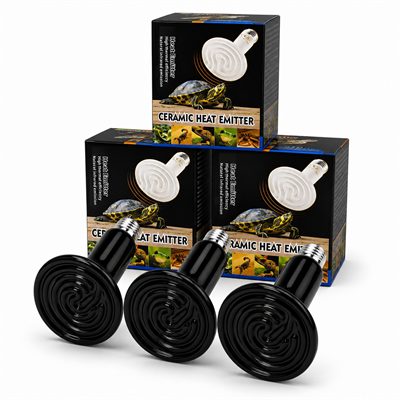 3 Adet Seramik Isıtıcı Lamba  75W / 100W / 150W Civciv Kümes Isıtıcısı