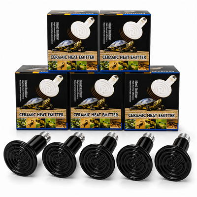 5 Adet Seramik Isıtıcı Lamba  75W / 100W / 150W Civciv Kümes Isıtıcısı
