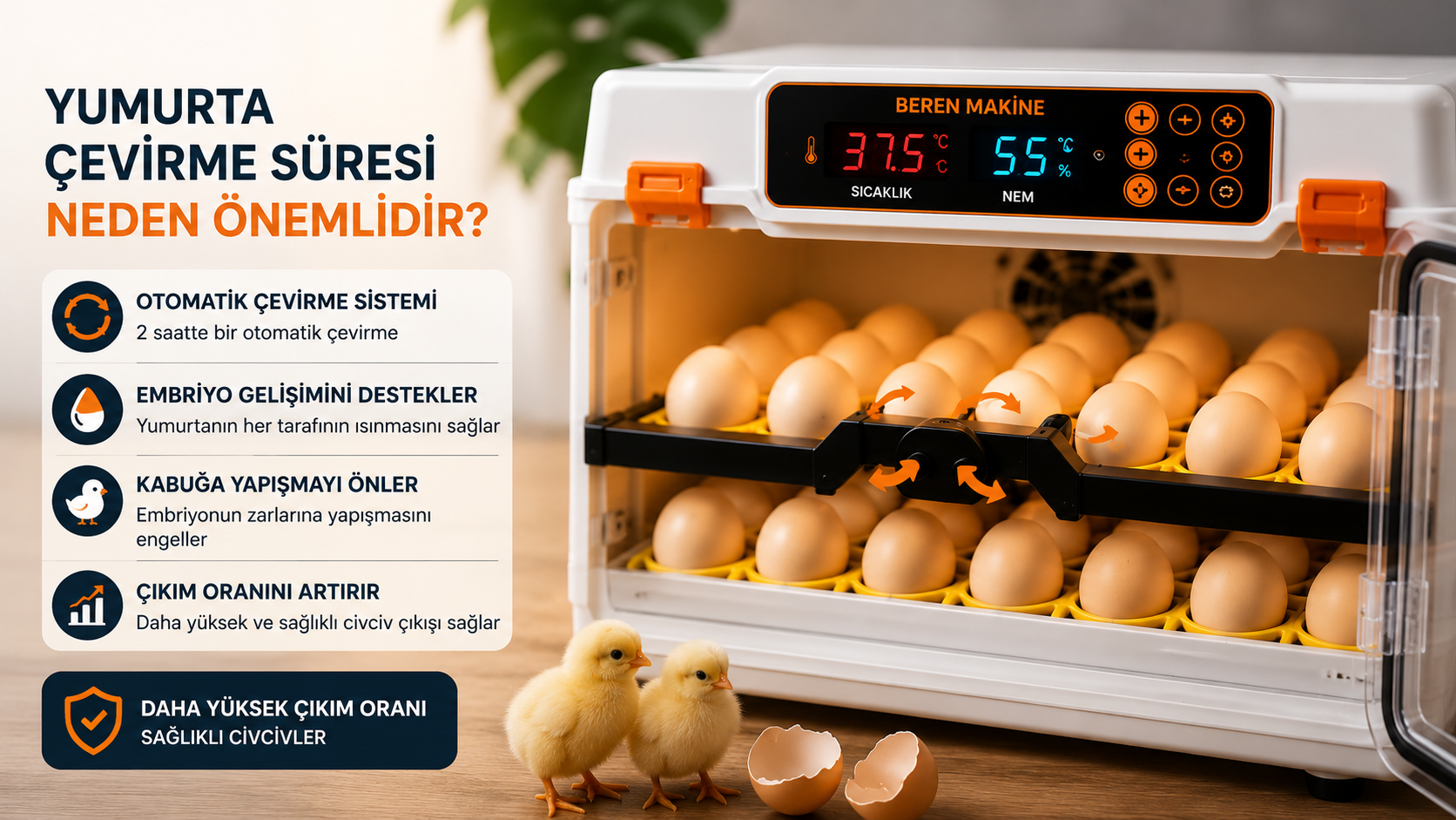 Yumurta Çevirme Süresi Neden Önemlidir?