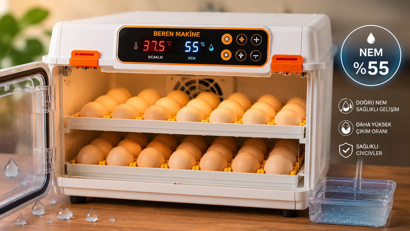 Kuluçka Makinesinde Nem Oranı Kaç Olmalı?