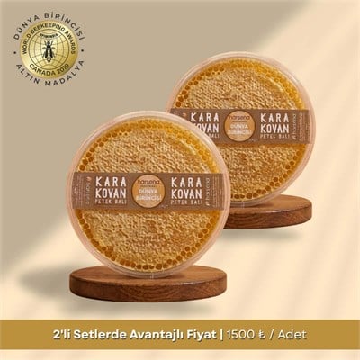 Karakovan Petek Balı 1 kg x 2