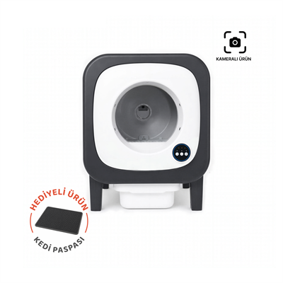 Akıllı Otomatik Kedi Tuvaleti (Wifi+ Kamera ) | 72 Lt Hacim, Mobil Uygulama Kontrollü (BPC1025)