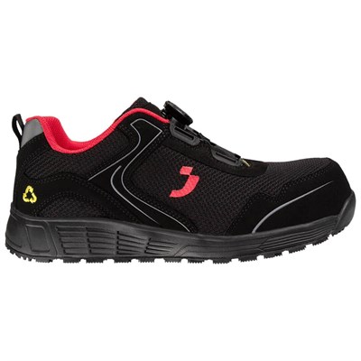 Safety Jogger ECOLOBI S1P LOW TLS SR ESD FO HRO Siyah İş Güvenlik Ayakkabısı