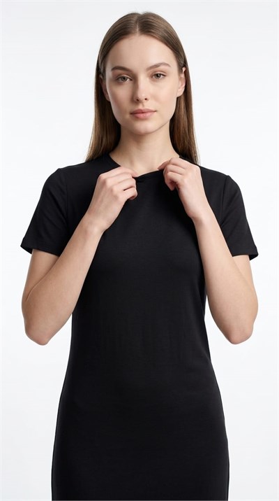 Siyah Basic Elbise