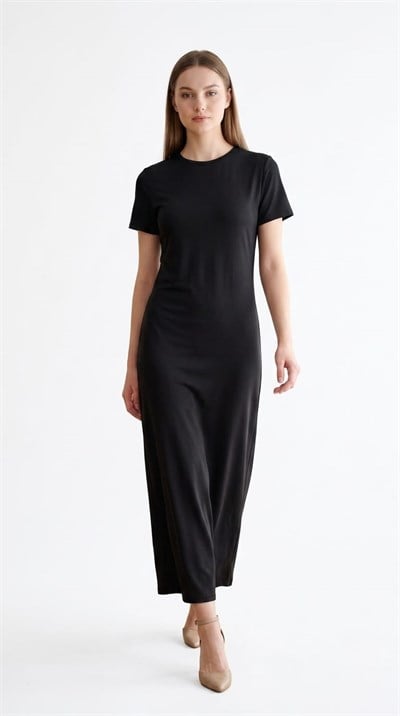 Siyah Basic Elbise