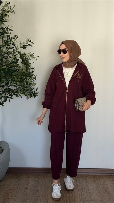 Rosa İkili Takım - Bordo