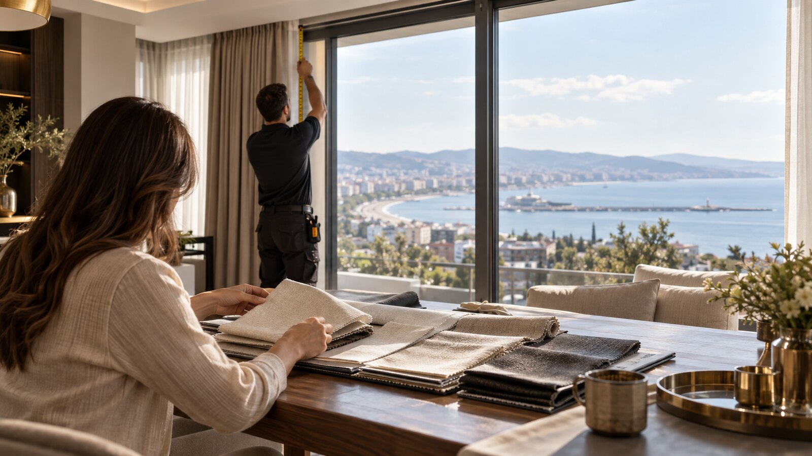 Samsun ücretsiz perde ölçüsü ve keşif hizmeti - perdelia