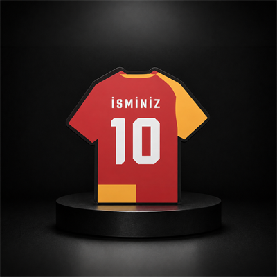 Kişiye Özel Sarı Kırmızı Taraftar Lightbox