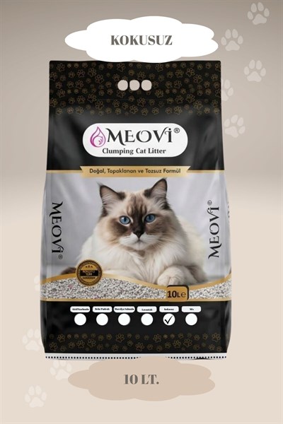 Kokusuz İnce Taneli Kedi Kumu 10 Lt.