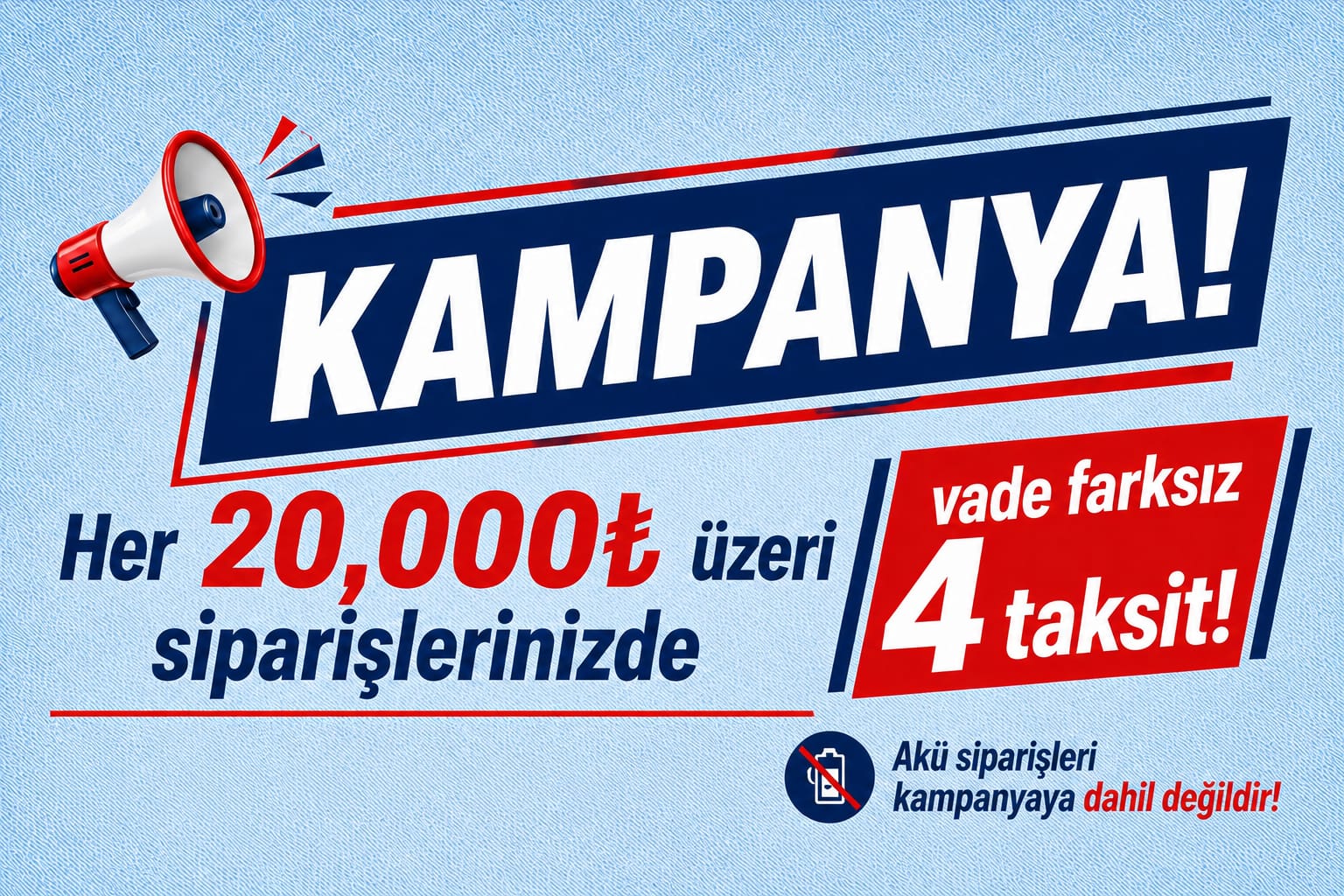 4 TAKSİT KAMPANYASI