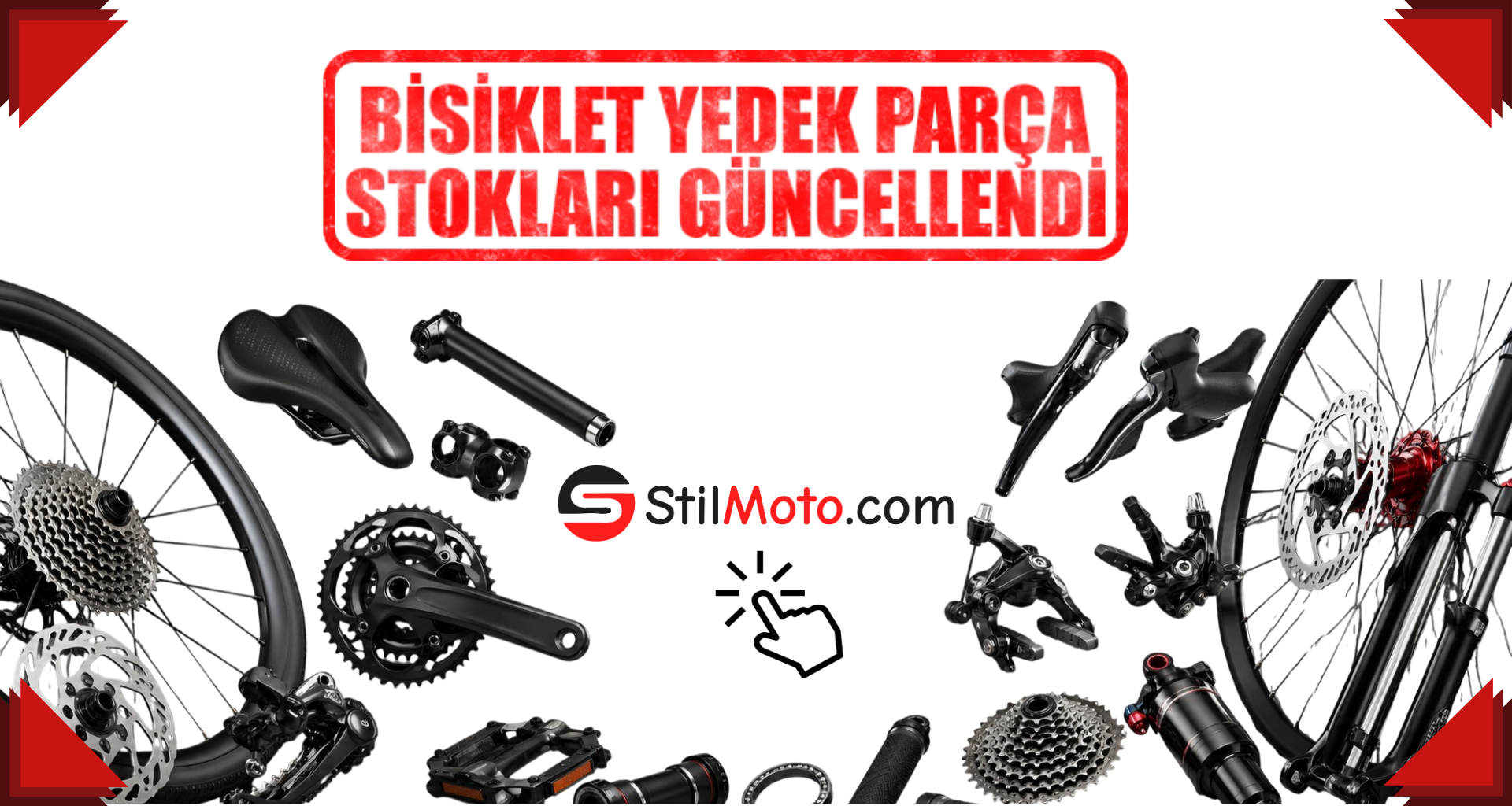 BİSİKLET YEDEK PARÇA STOĞU GÜNCELLENDİ