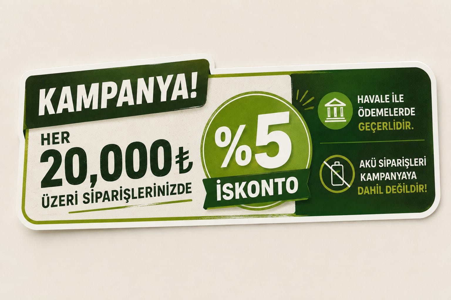 İSKONTO KAMPANYASI
