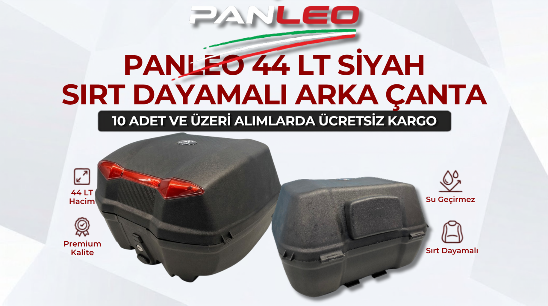 PANLEO 44 LT. SIRT DAYAMALI ARKA ÇANTA