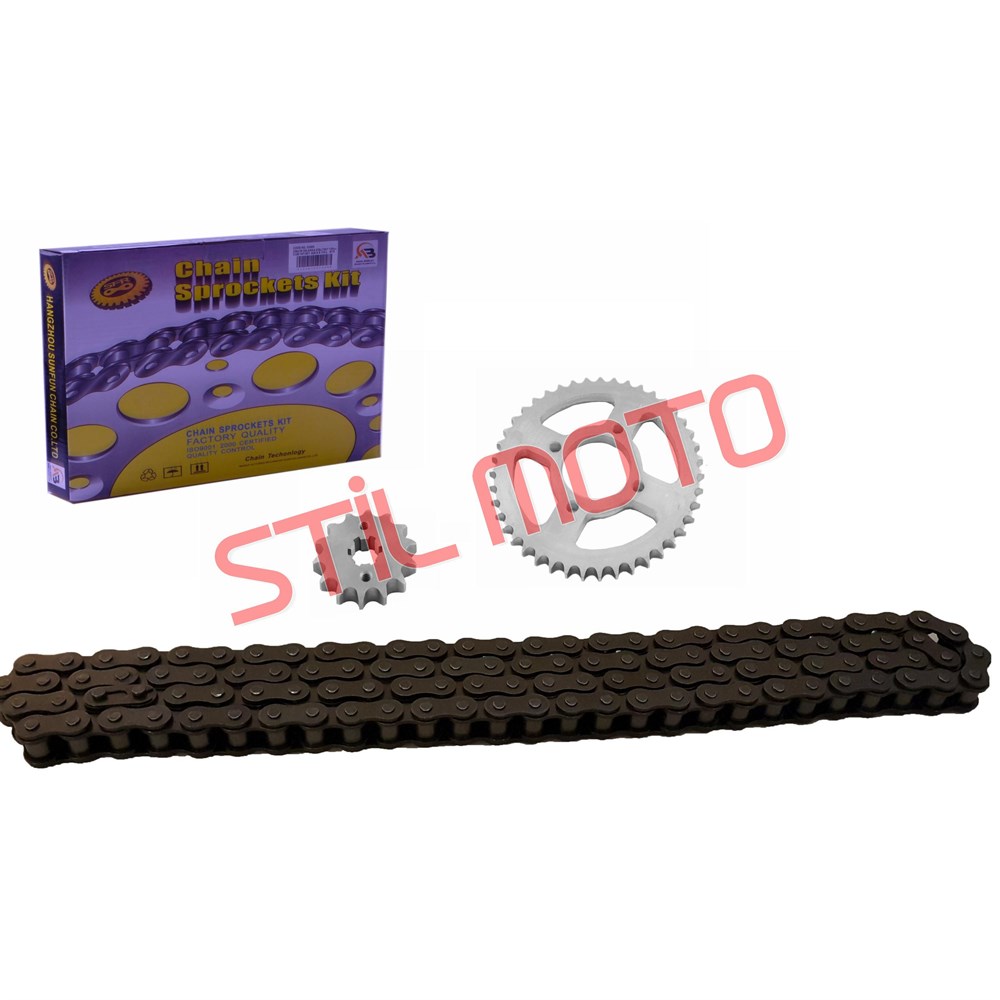 14T/45T  428H ZİNCİR ÖN-ARKA DİŞLİ SET  YAMAHA YBR